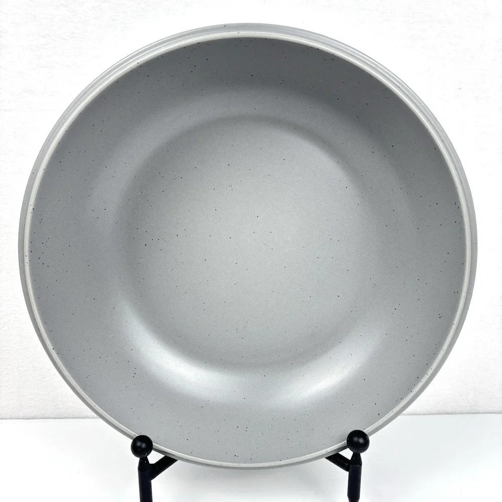 IKEA DINERA Gray Speckled Stoneware 10.75” Large Serving Bowl Discontinued 12011